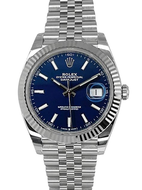 rolex date just 41 126334